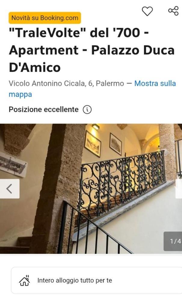 Cortile Dei Mori Lejlighed Palermo Eksteriør billede
